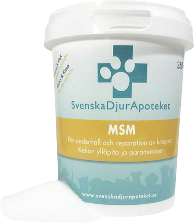 Kosttillskott Svenska Djurapoteket MSM, 250 g