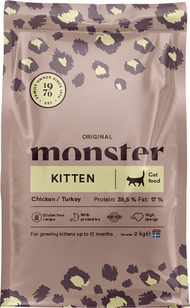 Kattmat Monster Original Kitten Chicken/Turkey 2kg