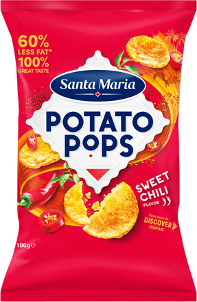 Santa Maria 2 x Potato Pops Sweet Chili