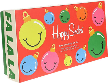 Happy Socks Strumpor 3-Pack Time For Holiday Gift Set 41-46
