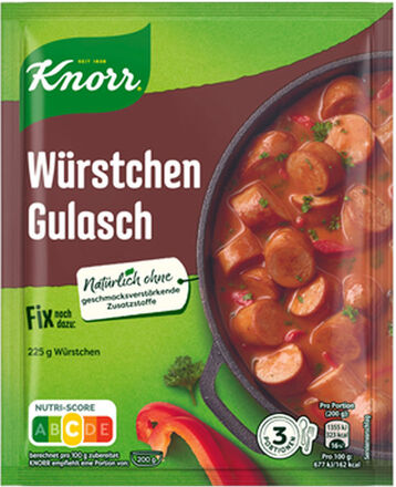 Knorr 2 x Fix Würstchen Gulasch