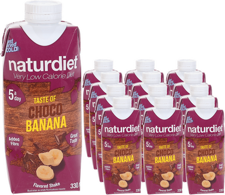 Naturdiet Ateriankorvike Choco Banana 12-pack