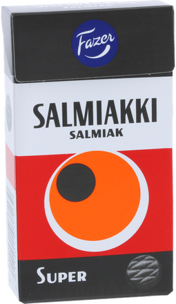 Fazer 3 x Salmiakkilakritsipastillit Super Salmiakki