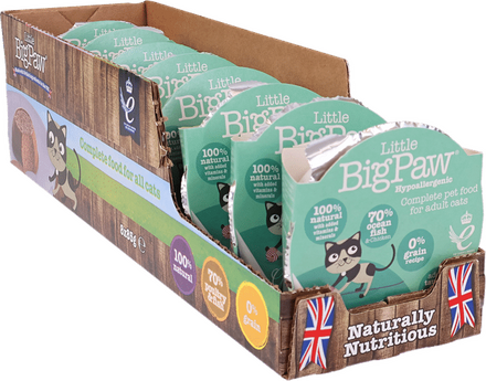 Little Big Paw Fiskmousse 8-pack