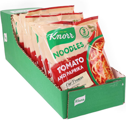 Knorr Nudlar Tomat Paprika 11-pack