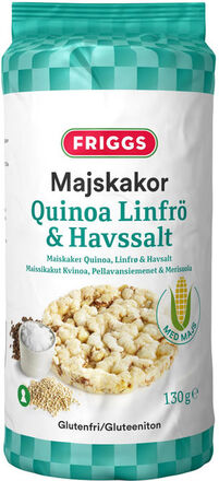 Friggs 3 x Maissikakut Kvinoa, Pellavansiemen & Merisuola
