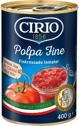 Cirio 2 x Finkrossade Tomater