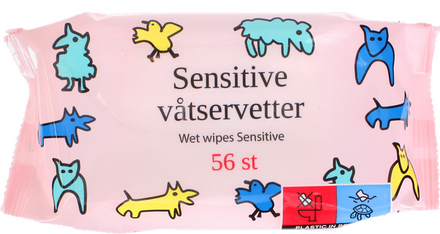 Vendia Serie 3 x Kosteusliinat Wet Wipes Sensitive