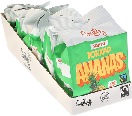 Smiling Torkad Ananas 7-pack