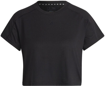 Essentials AEROREADY Train 3 Bar Logo Crop T-shirt Damer