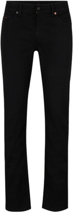 Slim-fit jeans in black comfort-stretch denim