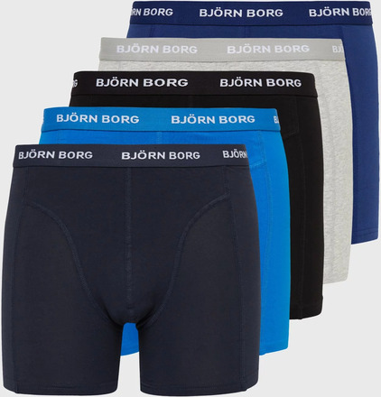 Björn Borg Shorts Solid 5-Pack Multipack underbukser Blue Depths