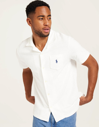 Polo Ralph Lauren Short Sleeve-Sport Shirt Kortermede skjorter White