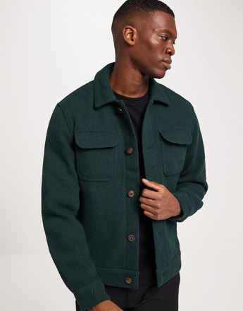 Les Deux Nash 2.0 Wool Hybrid Jacket Vårjakker Pine