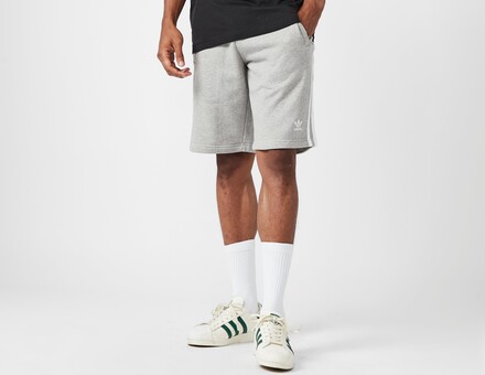 adidas Originals 3-Stripes Fleece Shorts, grå