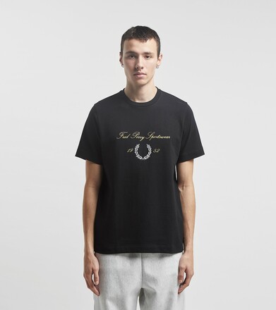 Fred Perry Archive T-Shirt - Size Exclusive?, svart