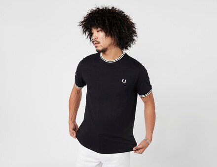 Fred Perry Tipped Ringer T-Shirt, svart