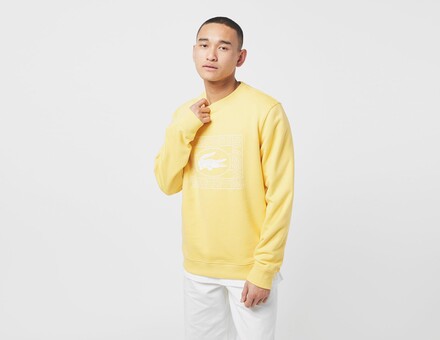 Lacoste Outline Crew, gul