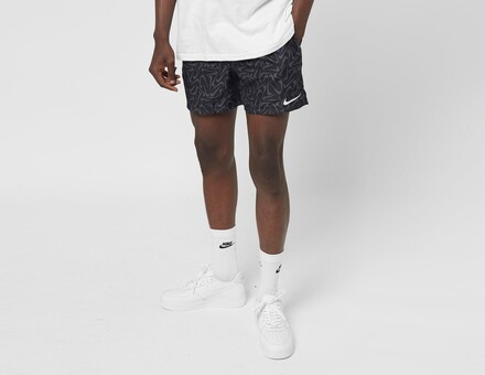 Nike All Over Print Swim Shorts, svart