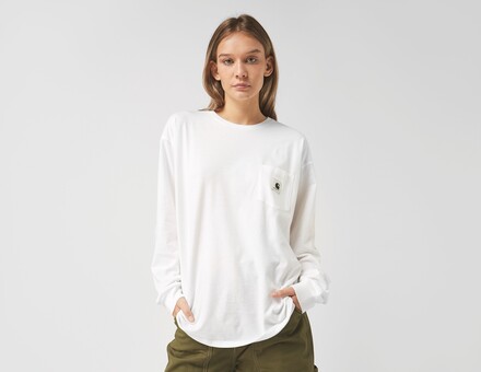 Carhartt Long Sleeve Pocket T-Shirt, vit