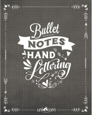 Bullet Notes Hand Lettering - Paperback