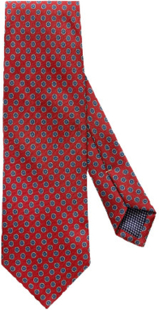 Rød Eton Geometric Print Tie Tilbehør