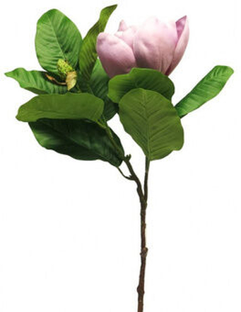 Kunstig blomst Magnolia Grandiflora silke lilla