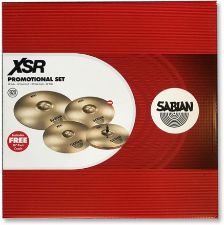 SABIAN XSR Performance Set w/Free 18