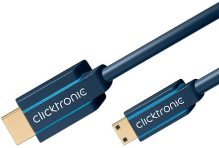 Clicktronic Mini-HDMI-kabel High Speed 3 m