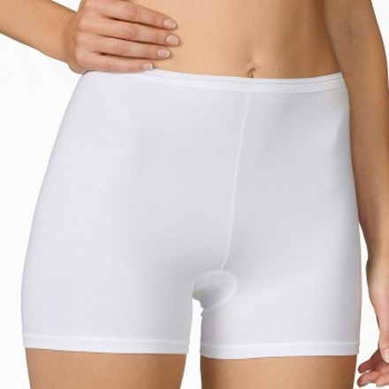 Calida Trusser Comfort Pants Short leg 25024 Hvid 001 bomuld Large Dame