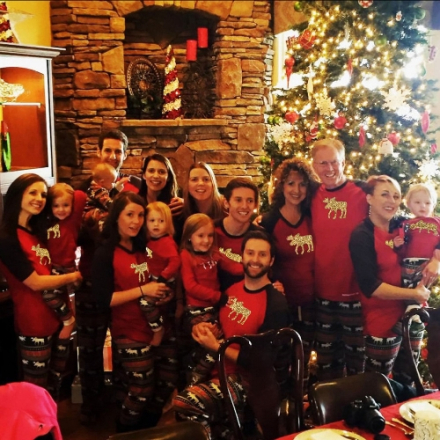 Frauen Weihnachten Familie Look Pyjamas Rentier Familie Passenden Outfit Vater Mutter Kinder Baby T-Shirt Hosen Set Rot
