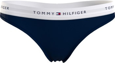 Tommy Hilfiger Trosor Curve LOGO Waistband Thong Mörkblå 4XL Dam