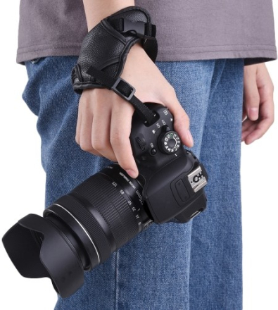 Leder Kamera gepolsterte Handgelenk Grip Strap Kamera Zubehör für Canon / Nikon / Sony / Olympus Pentax / Fujifilm / DSLR