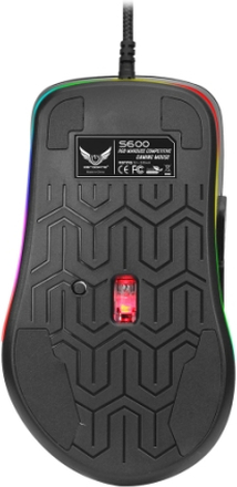 ZERODATE S600 High Performance Gaming Mouse Professionelle RGB Mechanische Maus Einstellbare Handgelenkstütze für Windows XP Win 7 Win 8 iOS