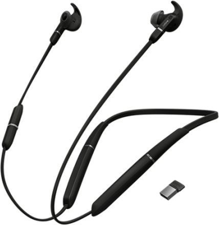Evolve 65e UC & Link 370 Headset In-ear, Neck-band Sort