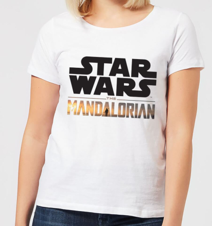 The Mandalorian Mandalorian Title Women's T-Shirt - White - L
