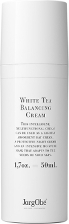 White Tea Balancing Cream Beauty WOMEN Skin Care Face Day Creams Hvit Jorgobé*Betinget Tilbud