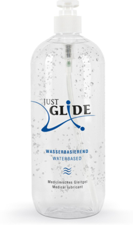 Just Glide Vattenbaserat Glidmedel, 1000 ml
