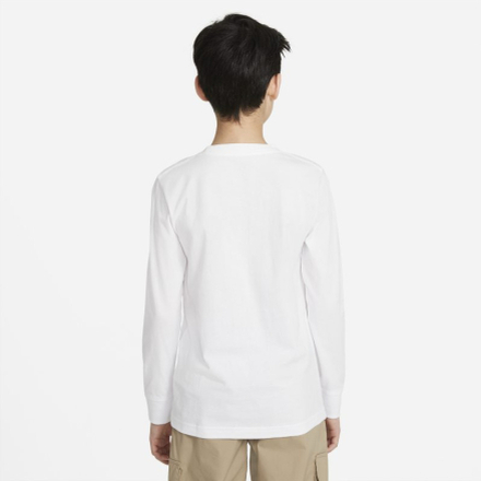 Jordan Older Kids' (Boys') Long-Sleeve T-Shirt - White