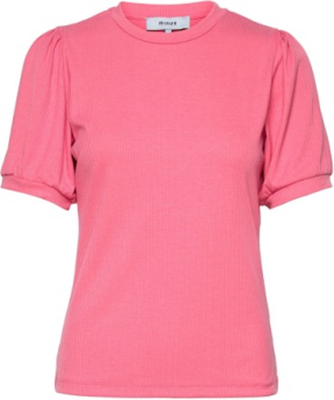 Johanna T-Shirt T-shirts & Tops Short-sleeved Rosa Minus*Betinget Tilbud