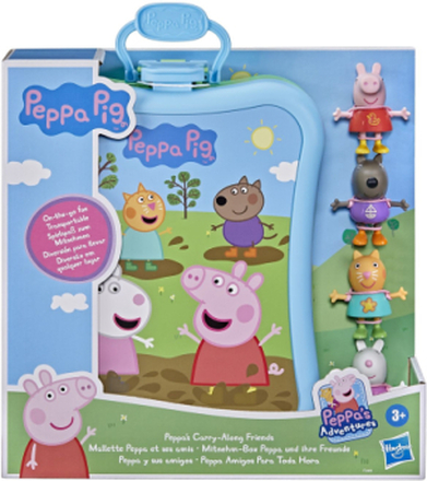 Peppa Pig Peppa’s Carry-Along Friends Toys Playsets & Action Figures Movies & Fairy Tale Characters Multi/mønstret Peppa Pig*Betinget Tilbud