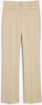 High waist tailored trousers - Beige