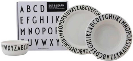 Design Letters Eat&Learn Ecozen gaveæske - hvid