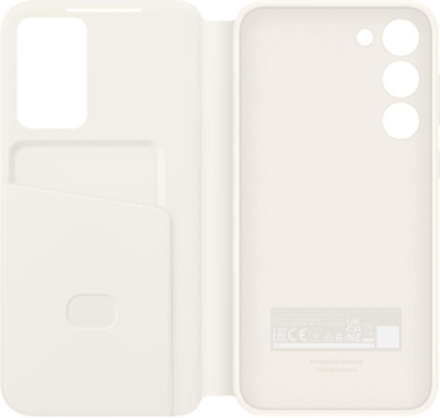 Samsung Galaxy S23 Plus Smart View Wallet Case Cream