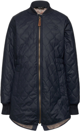 Duvet Girls Coat Outerwear Jackets & Coats Quilted Jackets Marineblå Mikk-line*Betinget Tilbud