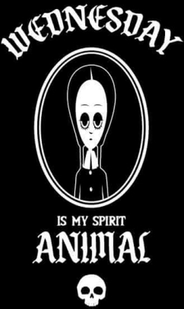 The Addams Family Wednesday Is My Spirit Animal Men's T-Shirt - Black - XL - Black