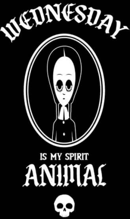 The Addams Family Wednesday Is My Spirit Animal Women's T-Shirt - Black - M - Black