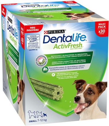 Purina Dentalife Active Fresh Tägliche Zahnpflege-Snacks für kleine Hunde - 30 Sticks