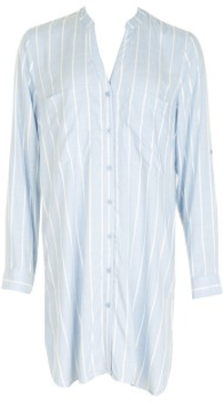 Missya Verona Beach Shirt Lysblå viskose X-Large Dame