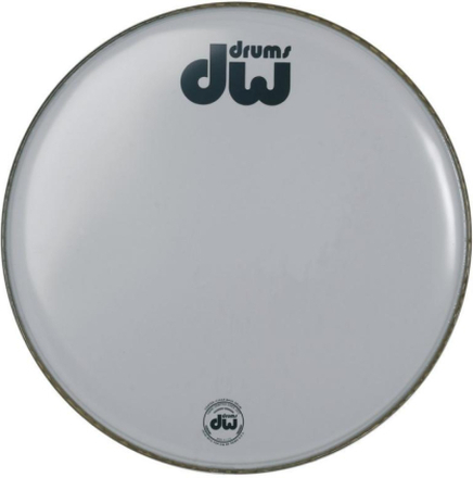 DW Bass drum head White coated 23" CW-23K
